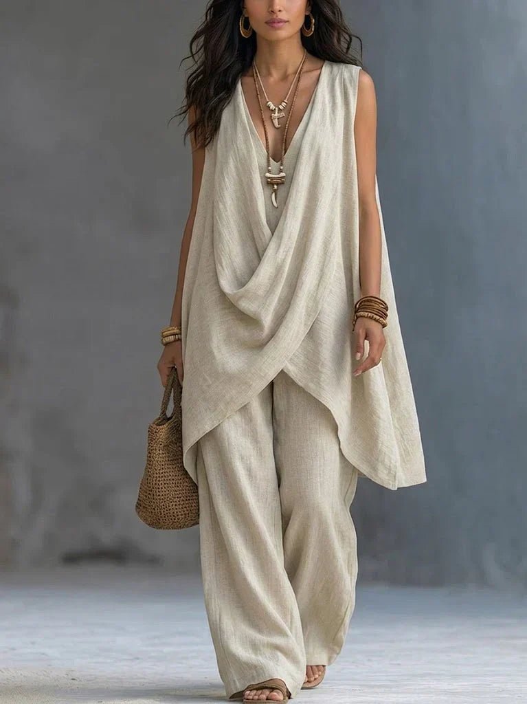 Helena | Draped Two-Piece Set Hero