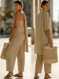 Isa | Effortlessly Elegant Three-Piece Set Front