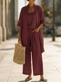 Isa | Effortlessly Elegant Three-Piece Set Lifestyle