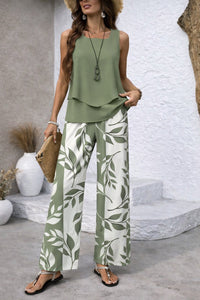 Ivy | Watercolor Two-Piece Set Detail