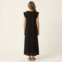 Josette | Ruffle V-Neck Maxi Dress Alternate
