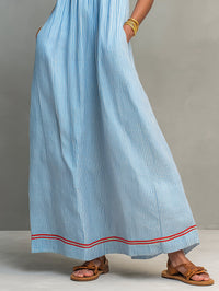 June | Striped Maxi Dress Lifestyle