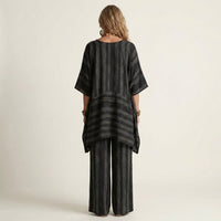 Kiara | Two-Piece Striped Cotton-Linen Set Alternate