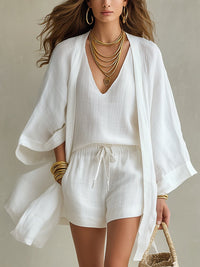 Lightweight Layered Casual Three-Piece Set Hero