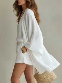 Lightweight Layered Casual Three-Piece Set Lifestyle