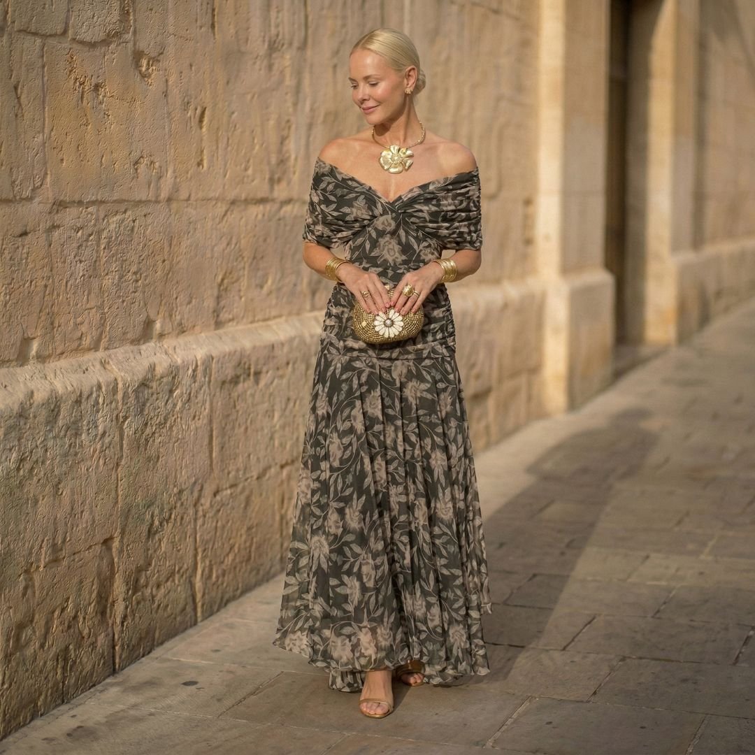 Madison | Elegant Botanical Dress Hero
