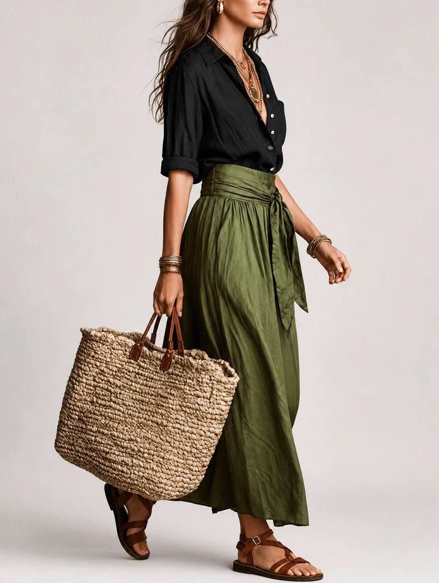 Margot | Tie-Waist Skirt Set Front