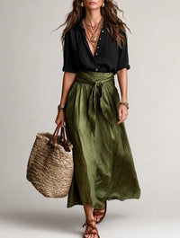 Margot | Tie-Waist Skirt Set Hero
