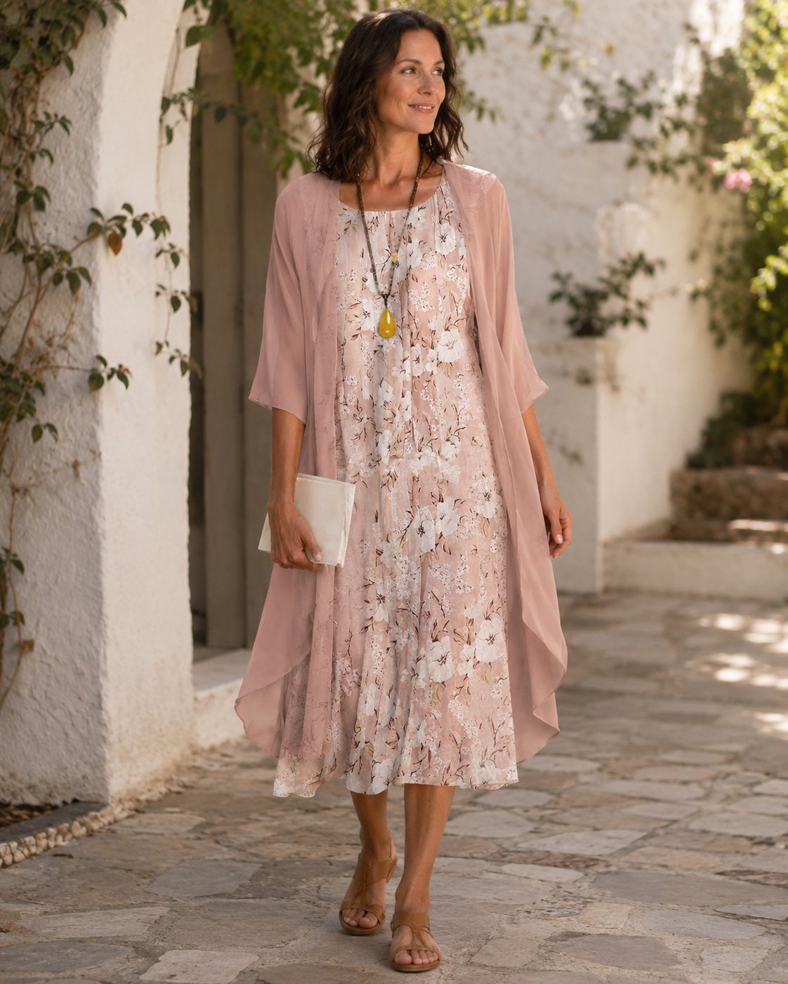 Marigold | Duster Dress Side