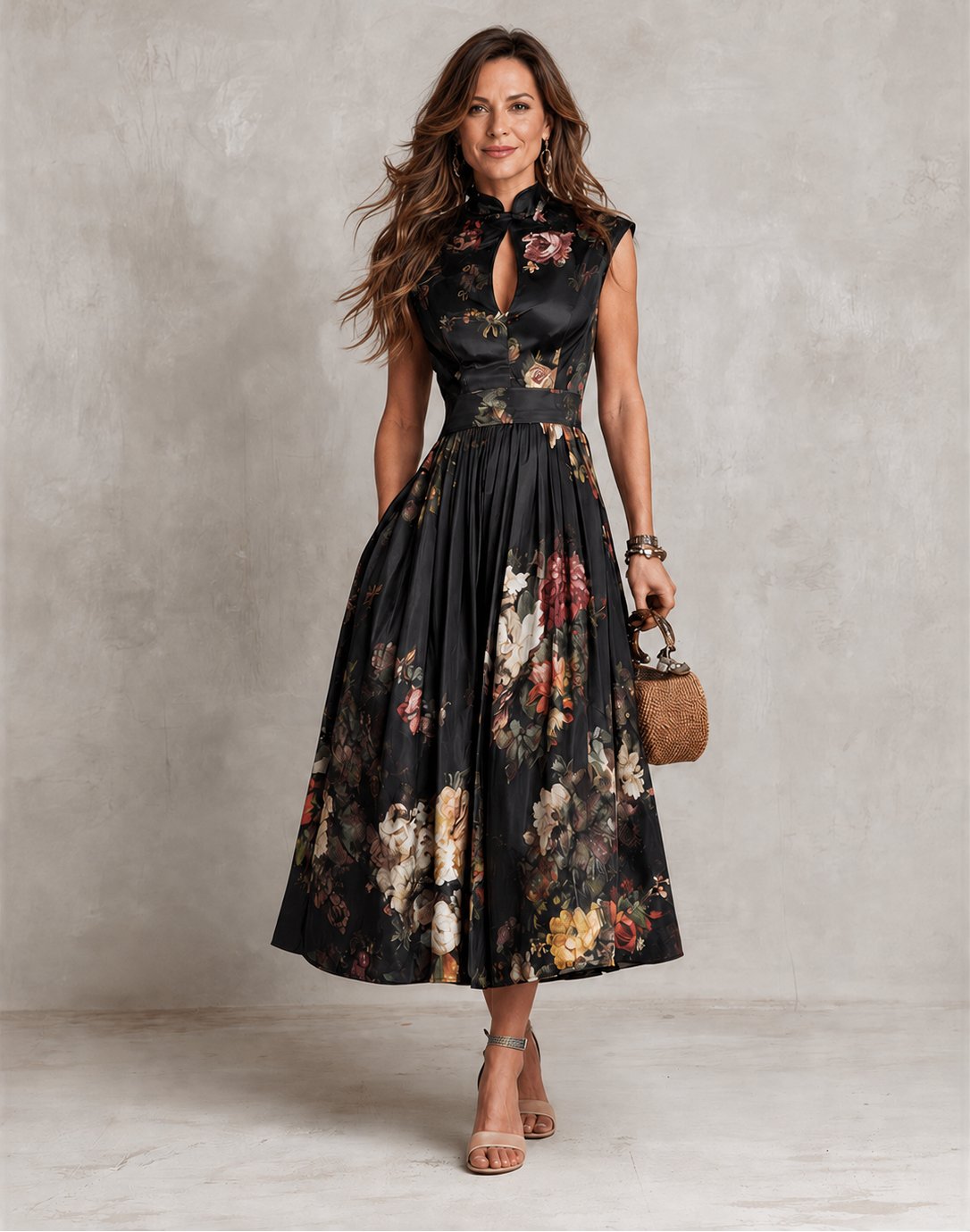 Mia | Keyhole Pleated Hero