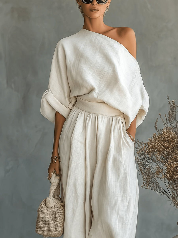 Mila™ | 2-Piece Off-the-Shoulder Set Front