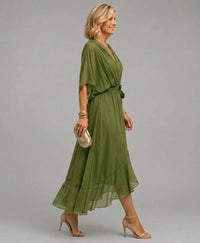 Monica | V-Neck Dress Front