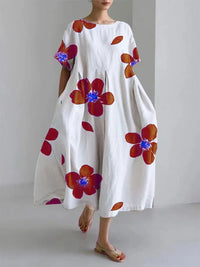 Novi floral summer dress Front