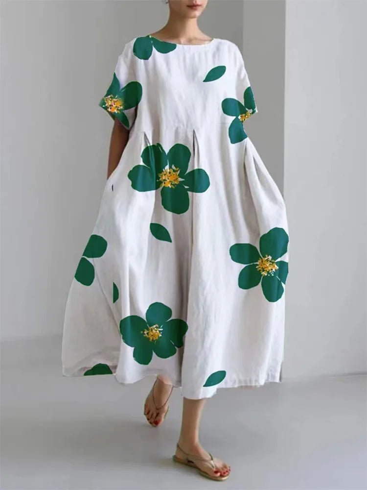 Novi floral summer dress Side