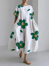Novi floral summer dress Side