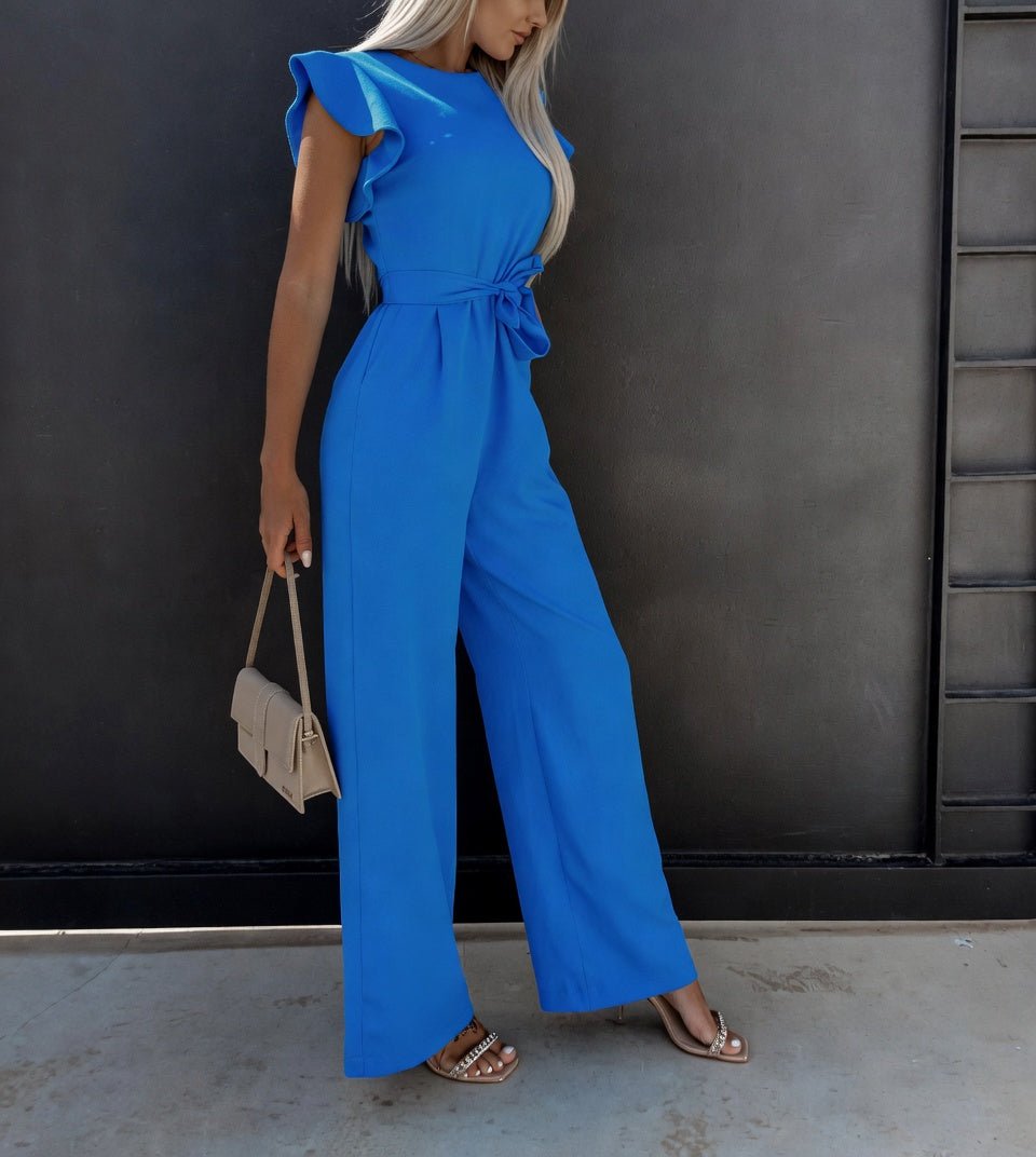 Nuria Jumpsuit with Adjustable Waist Side