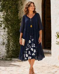 Odette | Layered Maxi Dress Back