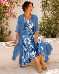 Olivia | Women Breezy Two Layer Dress Detail
