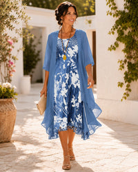 Olivia | Women Breezy Two Layer Dress Front
