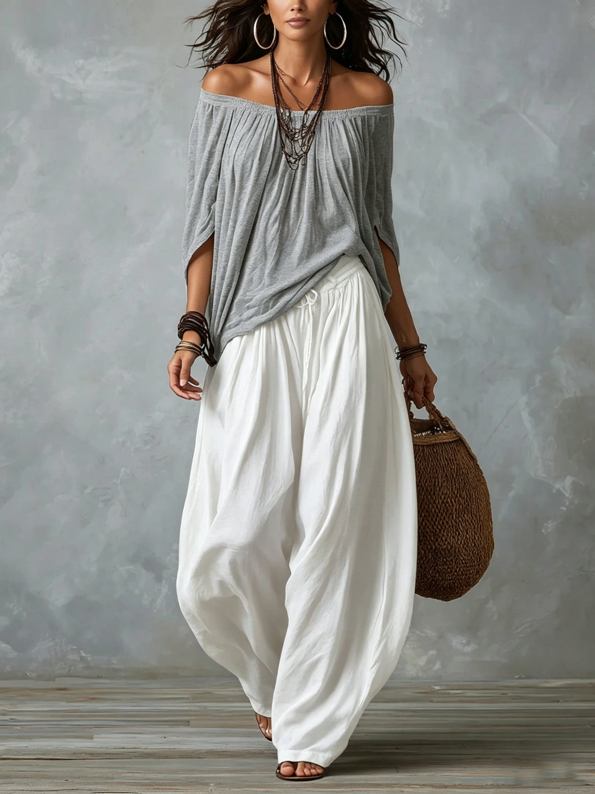 Paloma | Off-Shoulder Two-Piece Close Up