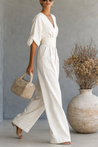 Risel - Jumpsuit to Feel Comfortable and Polished on Your Day. Angle