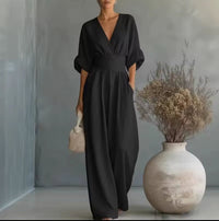 Risel - Jumpsuit to Feel Comfortable and Polished on Your Day. Front