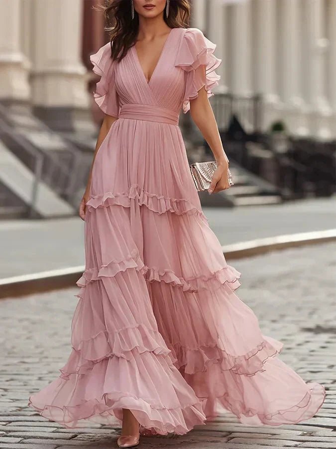 Rosalind | Elegant Wedding Maxi Dress Front