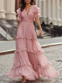 Rosalind | Elegant Wedding Maxi Dress Front