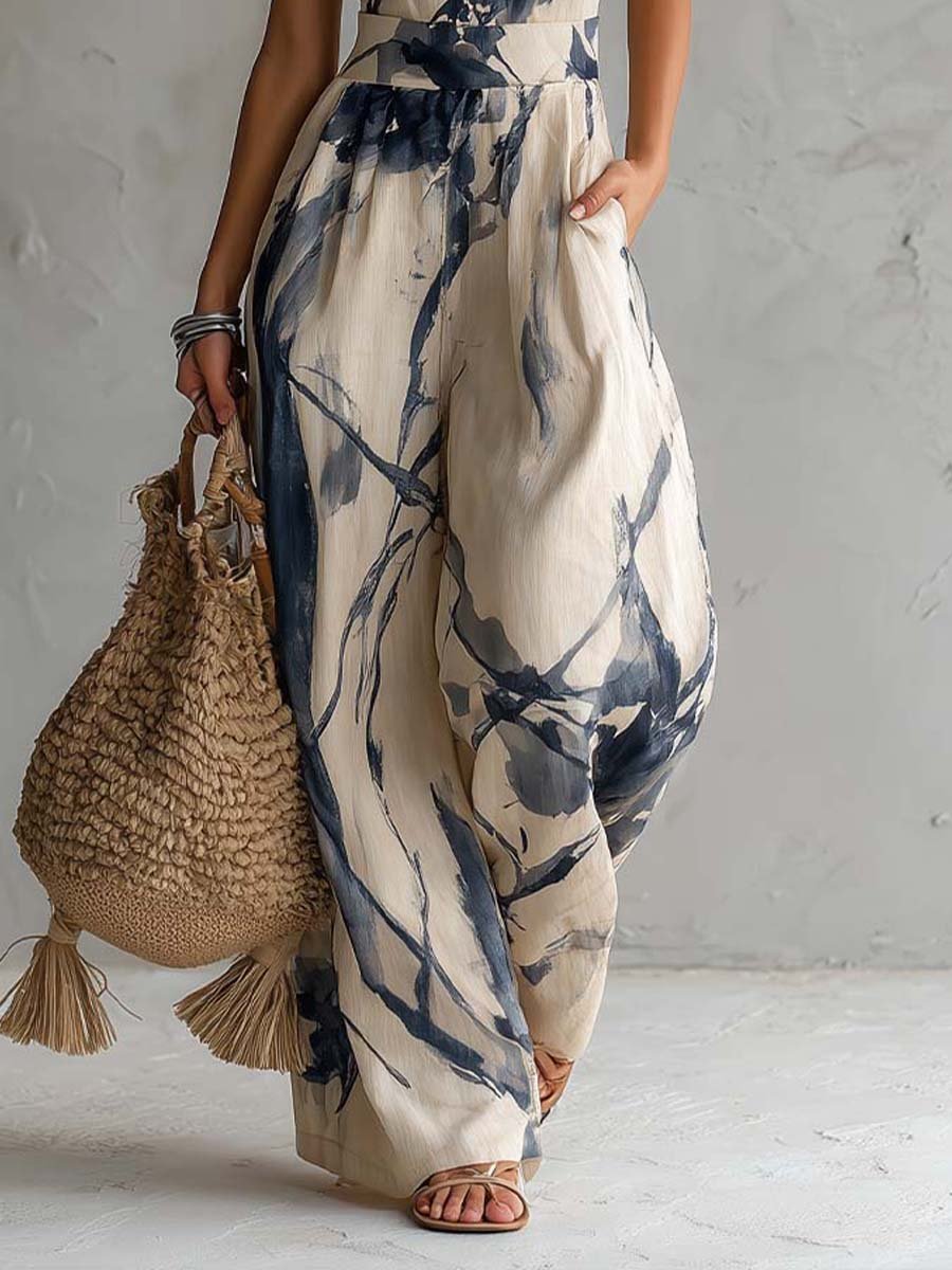 Sabryna | Wide-Leg Elegant Jumpsuit for Women Back