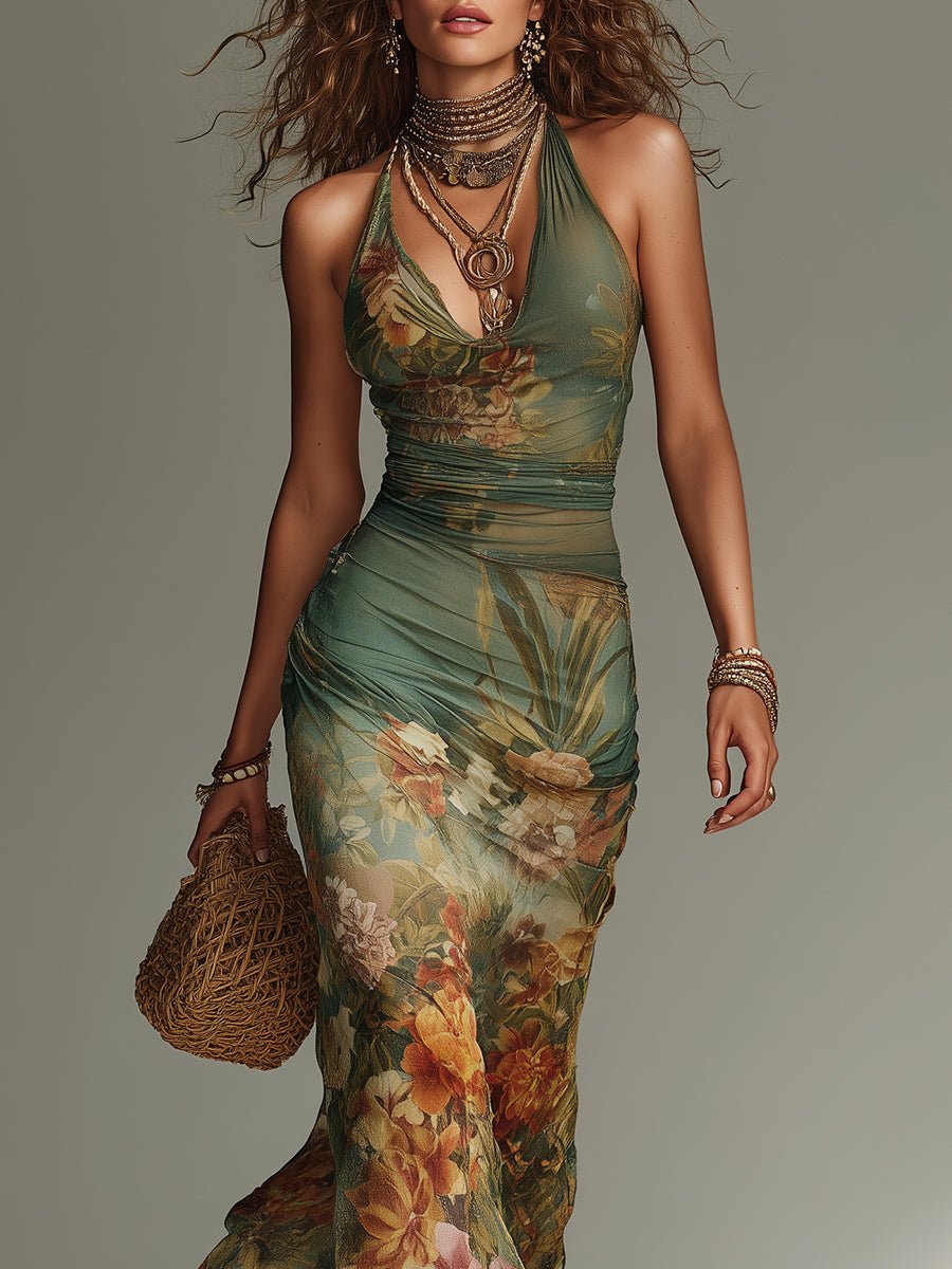 Shantoria | Elegant Maxi Dress for Women Close Up