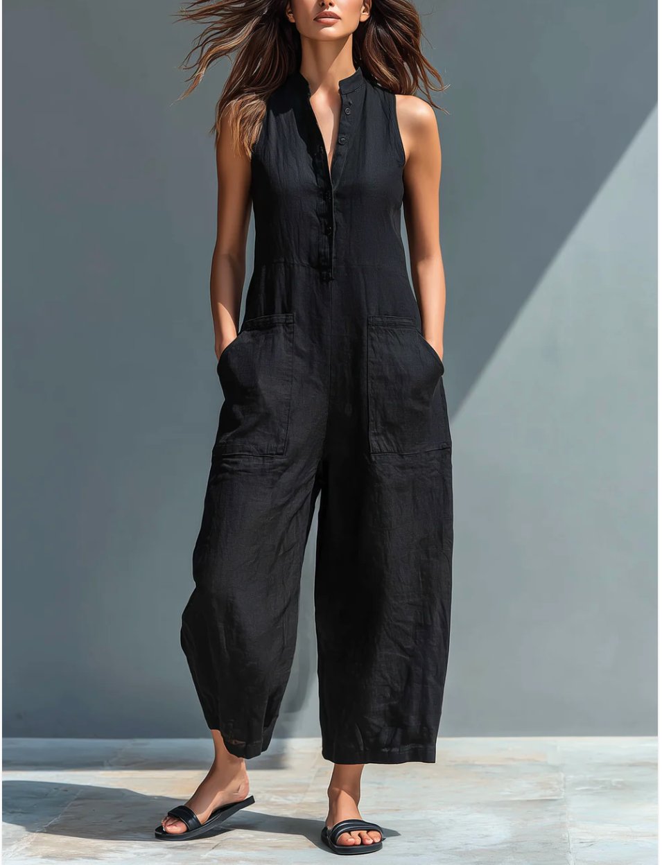 Sleeveless Minimalist Jumpsuit Hero