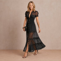 Sophia | Sheer Lace Maxi Dress for Women Hero