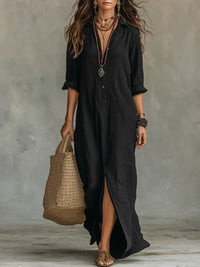 Stevie | Maxi Shirt Dress Hero