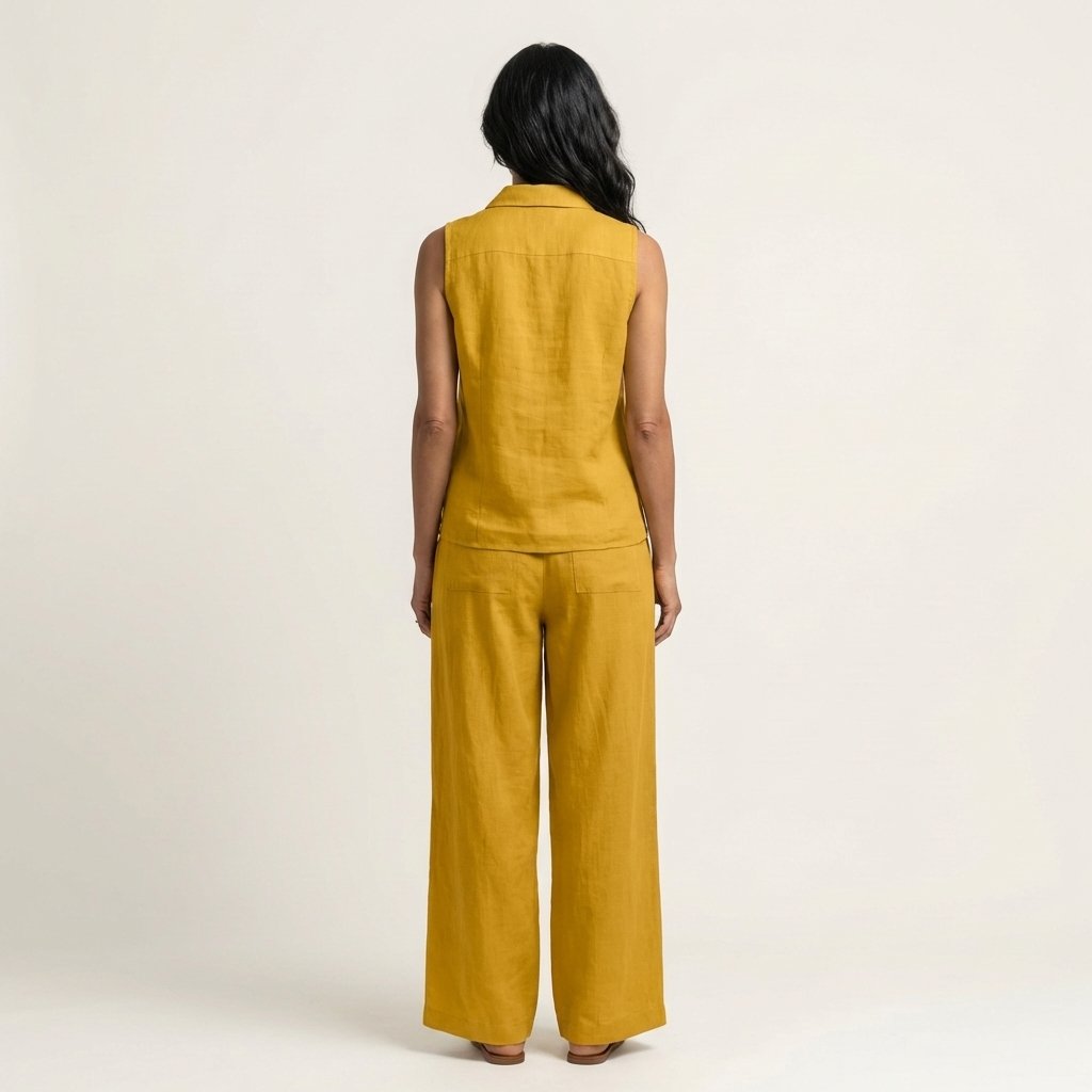 Twiila | Wrap-Top & Wide-Leg Set Alternate