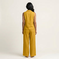 Twiila | Wrap-Top & Wide-Leg Set Alternate