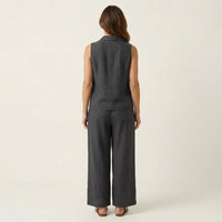 Twiila | Wrap-Top & Wide-Leg Set Angle