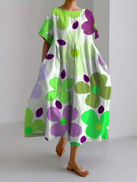 Valeno floral summer dress Front