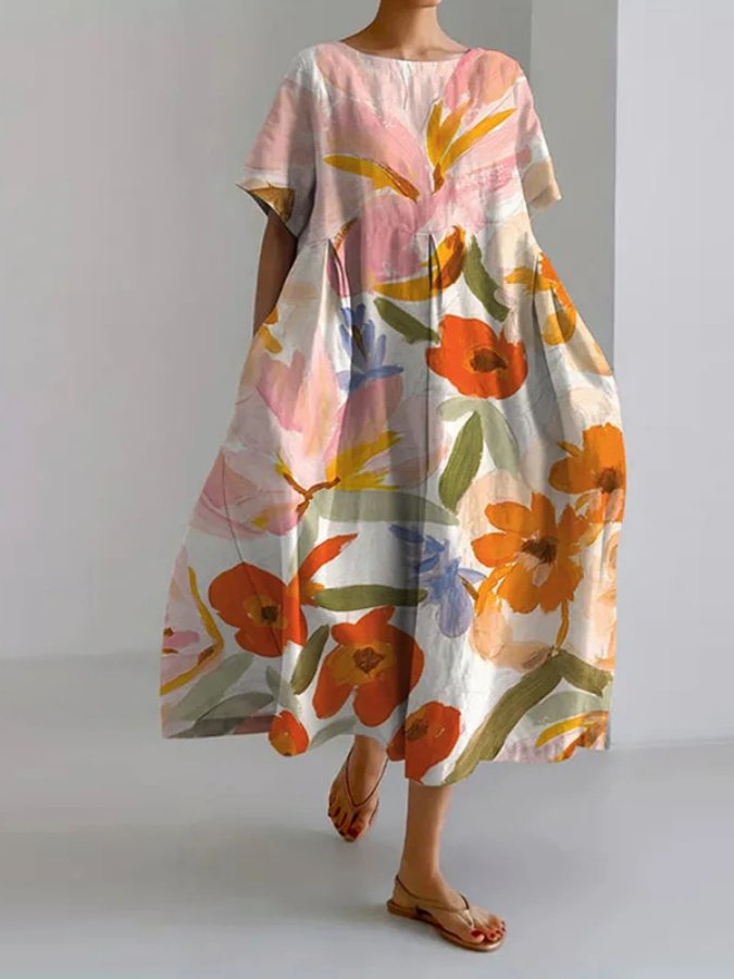 Valeno floral summer dress Hero
