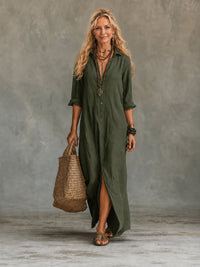 Vivienne | Button-Down Maxi Dress for Women Hero