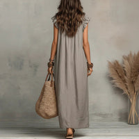 Zoey | Long Bohemian Dress Angle