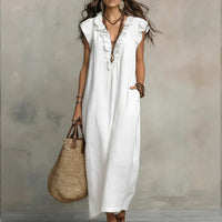 Zoey | Long Bohemian Dress Back