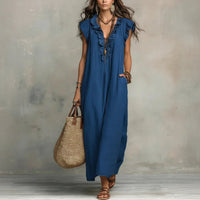 Zoey | Long Bohemian Dress Detail