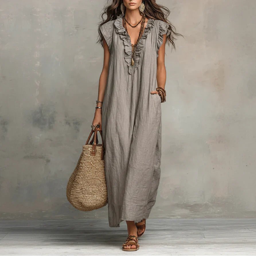 Zoey | Long Bohemian Dress Hero